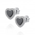 Strieborné dámske náušnice