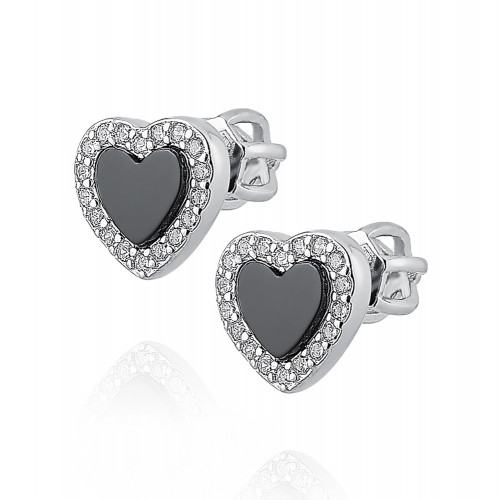 Strieborné dámske náušnice