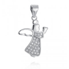 Strieborný prívesok anjelik