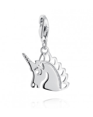Detský strieborný prívesok s karabínkou