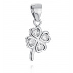 Strieborný prívesok štvorlístok