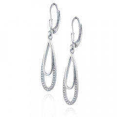 Dámske strieborné náušnice