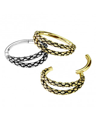 Piercing kruh segment dvojitý