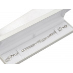 Biela koženková krabička na náramok