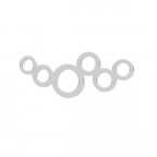 Strieborný komponent - prívesok s kolieskami