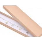 Darčeková krabička na náramok - perleťovo ružová