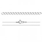 Detská strieborná retiazka očková PANCER