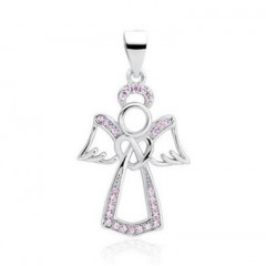 Strieborný prívesok anjelik