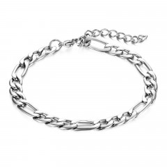 Oceľový náramok FIGARO š. 5 mm