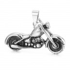 Oceľový prívesok - motorka chopper