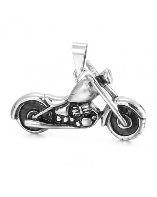 Oceľový prívesok - motorka chopper