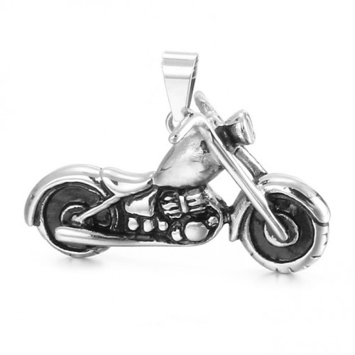 Oceľový prívesok - motorka chopper