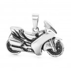 Oceľový prívesok - motorka cestná