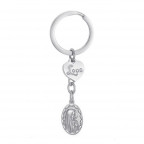 Oceľový prívesok na kľúče Bábika Mária