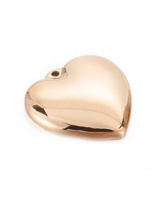 Pozlátený oceľový prívesok srdiečko