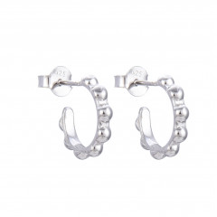 Strieborné náušnice krúžky