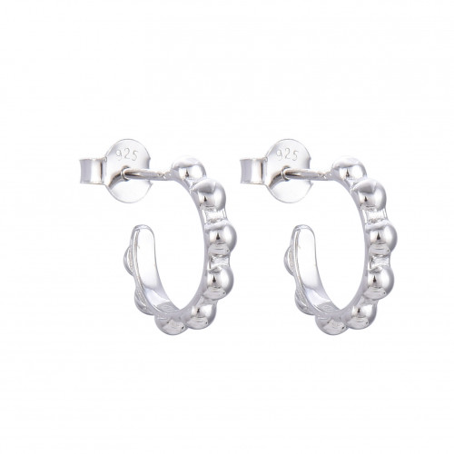 Strieborné náušnice krúžky