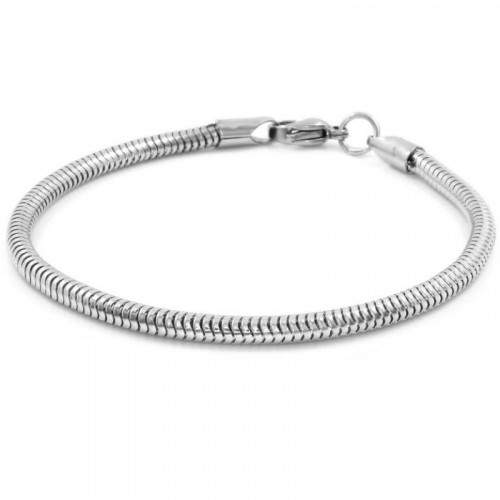 Oceľový náramok - had