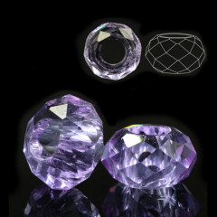 Sklenená navliekacia korálka Rondelle