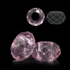 Sklenená navliekacia korálka Rondelle