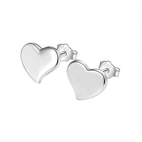 Strieborné náušnice placky