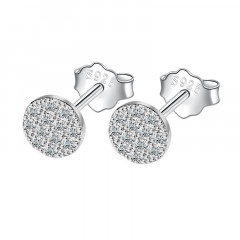 Strieborné náušnice so zirkónmi
