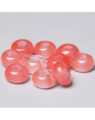 Navliekací korálek Rondelle Watermelone stone