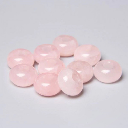 Navliekací korálek Rondelle Ruženín