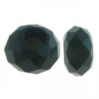 Sklenená navliekacia korálka Rondelle