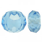 Sklenená navliekacia korálka Rondelle