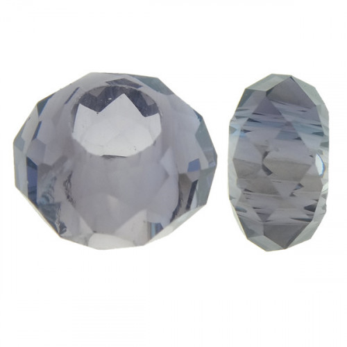 Sklenená navliekacia korálka Rondelle