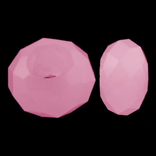 Sklenená navliekacia korálka Rondelle