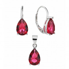 Strieborná súprava šperkov