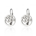 Strieborné dámske náušnice - strom života