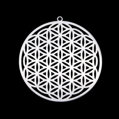 Oceľový prívesok - komponent kvet života