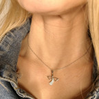 Strieborný náhrdelník s anjelikom