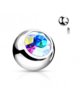 Náhradná gulička s kamienkom 1,2 x 3 mm