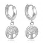 Strieborné náušnice strom života