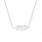 Oceľová retiazka s pierkom