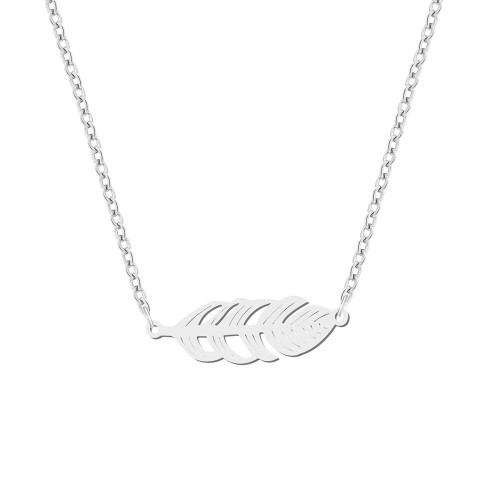 Oceľová retiazka s pierkom