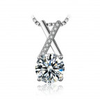 Strieborný prívesok so zirkónom
