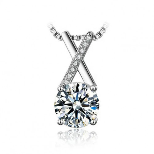 Strieborný prívesok so zirkónom