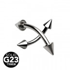 Piercing do obočia TITAN