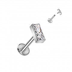 Piercing do brady - labreta TITAN obdĺžnik