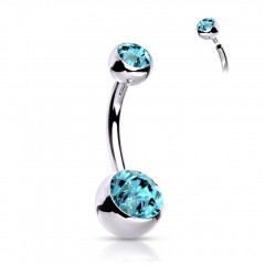 Piercing do pupka vnútorný závit TITAN, 1,6 x 12 mm