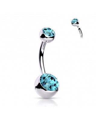 Piercing do pupka vnútorný závit TITAN, 1,6 x 12 mm