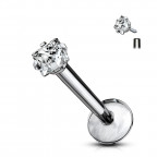 Piercing do brady - labreta titán štvorec