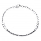 Dámsky oceľový náramok