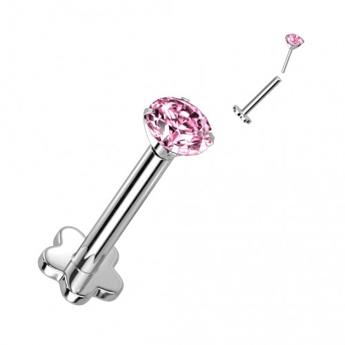 PUSH IN piercing do brady / ucha TITAN 1,2 x 8 mm