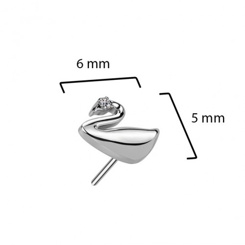 Ozdoba na PUSH IN piercingu TITAN